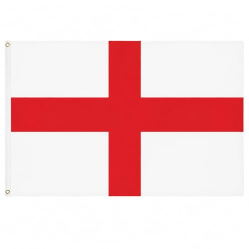 Generise Bandera de San Jorge de Inglaterra, 76 cm x 50 cm, duradera, ligera, para uso en interiores y exteriores