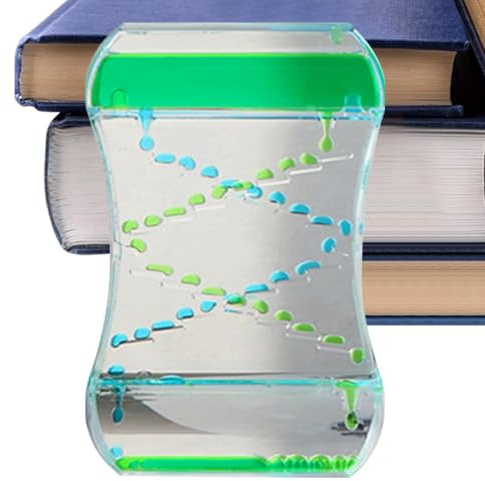 Minuterie sensorielle - Sablier en Relaxant - Jouet sensoriel à Mouvement Liquide - pour et Adultes - pour Bureau, école, Chambre à Coucher, Maison - pour apaiser et décorer