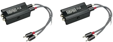Janasiba 2X Isolateur Audio de Boucle de Terre Filtre de Bruit Audio Isolateur de Suppression de Bruit RéDucteur de Bruit de Signal Audio