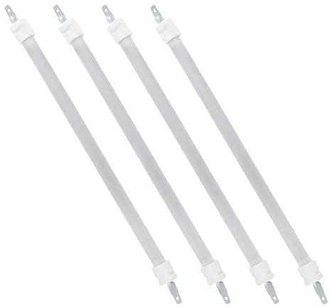 TOYANDONA Élément Chauffant Quartz Infrarouge pour Radiateur Électrique 27 Cm, Tube Chauffant Céramique, 4 Pcs, Remplacement pour Chauffage D’appoint Intérieur et Extérieur