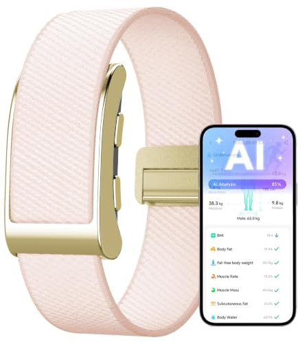 Smart Band Fitness Tracker Band Health Wristband No Screen Sleep Tracker | Heart Rate Monitor Step Counter Activity Trackers with GPS Tracking Calories Distance Counting Compatible with Android iOS