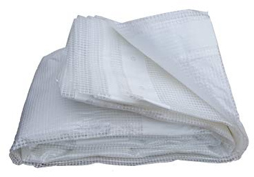 Verstärkte Gerüstplane 170 g/m² Transparent 4,10 mx 20 m