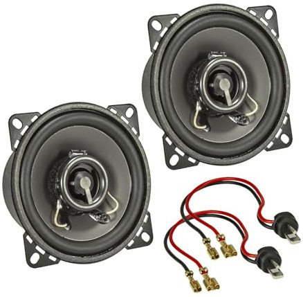 tomzz Audio 4034-010 TA10.0-Pro Lautsprecher Einbauset kompatibel mit Mercedes Sprinter Vito Viano 100mm Koaxial System