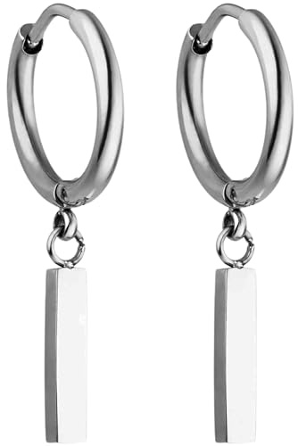 Purelei Huli Hoop Creole Ohrringe – Damenohrringe aus langlebigem Edelstahl – Wasserfeste Ohrringe Damen – 1,56 cm Durchmesser – Modeschmuck für deinen individuellen Look