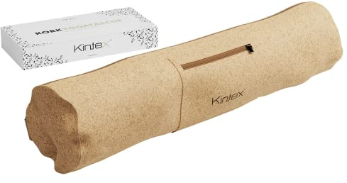 Kintex Kork Yogatasche mit Tragegurt, 70 cm, Tragetasche für Yogamatten und Yogazubehör, Sporttasche mit Reißverschluss, Pilates, Gymnastik, leicht und robust