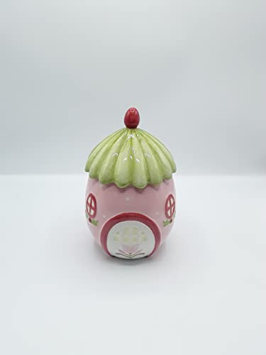 Palais Royal Pasqua Scatola Uovo Rosa casa 19.5 cm in Porcellana cod. 37698