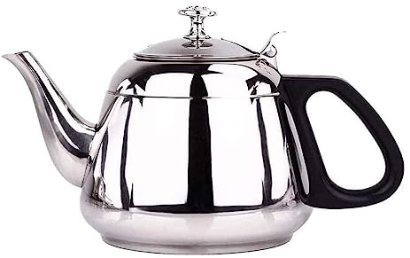 Bouilloire à Flûte Bouilloire Sifflante 1L Cuisinière Thé Bouilloire En Acier Inoxydable Cuisinière Théière Cuisinière À Induction Fond Plat Maison Théière Bouilloires Théières pour Cuisinière Théière