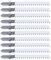 The Lord of the Tools 10pcs Lames de Scie Sauteuse T101BIF pour Stratifié Matériau Sandwich Plastique Bois Dur et Tendre Aggloméré Acier inoxydable Tôle Profilés en Acier Doux