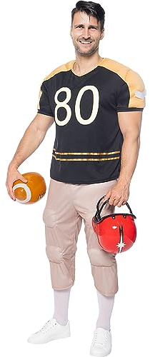 Funidelia | Déguisement Football américain musclé pour Homme Rugby & Quarterback - Déguisement pour Adultes et Accessoires pour Halloween, Carnaval et fêtes. - Taille XL