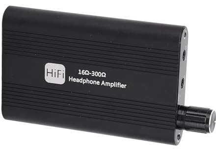 Tragbarer HiFi-Kopfhörerverstärker, Hohe Leistung, 2-stufiger Verstärkungsschalter, Wiederaufladbarer Leicht und Tragbar, Breite Kompatibilität, für MP3-MP4-Telefone