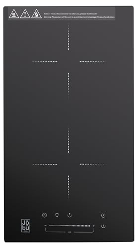 2-Ring Induction Hob, Plug-In 13A Built-In Electric Cooktop 7000W (Auto-Limited 2800W), Touch Controls, Child Lock, Overheat Protection, Black Ceramic Glass, 220-240V, 1-Year Warranty