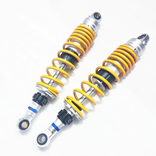 BKQCVY Zubehör 7mm 320mm 340mm Universal Hinterradaufhängung Einstellen Dämpfung Stoßdämpfer Für S&uzuki Fahrräder Motorräder 150cc