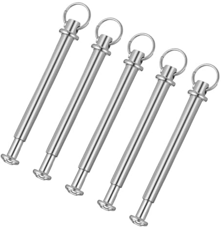 HOMOCONO 5 Set di Rivetti e Dadi in Acciaio Inox per Ventagli Pieghevoli, Kit di Riparazione Albero Metallico da 20 Mm, Accessori per Manutenzione Ventagli Portatili Manuali
