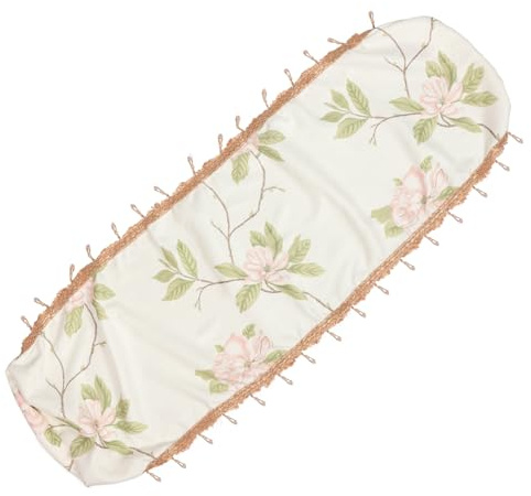 Schutzhülle für Guzheng aus Baumwollleinen in Beige, Chinesischer Stil | Faltbar und Weich, für Zither und Klavier Tastatur, Platzsparend Verstaubar