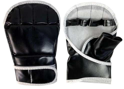 Gants de boxe kickboxing, gants de boxe à paume ouverte, gants de boxe pour sac de frappe, gants de boxe réglables, gants de boxe pour homme, gants de boxe pour femme, gants de boxe pour femme, gants