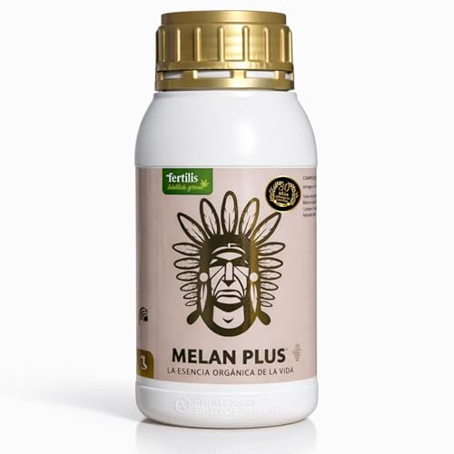 Fertilizante Melan Plus Orgánico NPK 2-1-4 con 40% Materia Orgánica Abono Natural para Raíces Crecimiento y Floración Tierra Coco e Hidroponía 500ml | FERTILIS