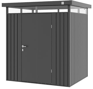 GFP Primeyard Abri de Jardin en métal 180x150x205 cm Armoire de Jardin Anthracite