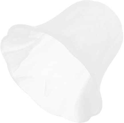 CIYODO Pantalla Lampara Techo de Vidrio Esmerilado, Repuesto en Forma de Campana para Ventiladores de Techo y Lámparas Colgantes, Luz Suave