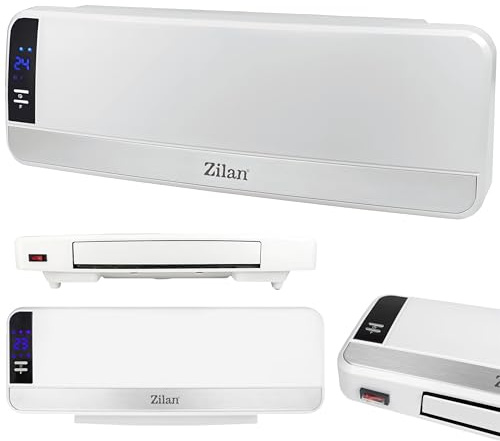 Wandheizlüfter Keramik Wandheizung Elektro Heizlüfter Bad Energiesparend Fernbedienung Mini Heizung Wandheizgerät Keramisches Heizelement Schnellheizer 12h Timer 2000W