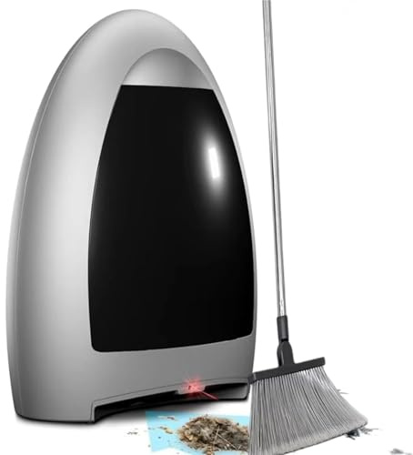 Aspiradora automática con recogedor, cubo de basura con sensor sin contacto de 1000 W, dispositivo doméstico de 3.6 L para salón, cocina, pelo de mascotas y polvo de suelo