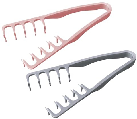 lisutupode 2 Peigne À Texture Pliable Peigne À Dents Larges 22,5x10,5x2,4 Cm Peignes À Coiffer À Dents Larges Volumisant Peignes Texture Cheveux Bouclés Pince De Levage Pour La Famille, Les Amis
