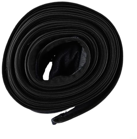 Jotekonoby Gaine flexible pour câble de torche à souder - Bleu - Avec chaîne de traction - Compatible avec les torches à refroidissement par air - Série #9 et #17 - Largeur fermée : 4,5 cm