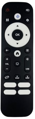 CAZSTYK Control remoto de voz de agarre ergonómico con agarre cómodo, ligero, control remoto de voz portátil