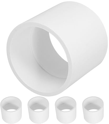 PENIKOKO 5 Pezzi Kit 5 Raccordi Dritti in Pvc 2 Pollici per Tubi Acqua, Adattatori di Accoppiamento Resistenti All’invecchiamento, Tenuta Stagna Zeroleak per Impianti Idraulici Domestici,