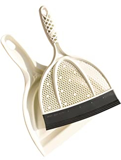 Broombi Silicone Handheld Brush & Dustpan Set - All Smooth Surface Squeegee Sweeper - Ideal for Pet Hair Removal, Wet and Dry Use to Maximize Clean-Up Efficiency