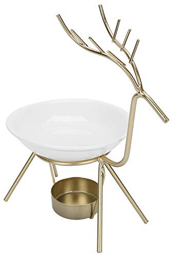 Portavelas Tealight, Portavelas Tealight Horno de Aceite Esencial, Horno de Portavelas de Cerámica de Hierro Horno de Aceite Esencial Aromaterapia Horno de