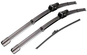 Wischerblätter Für VW Für Polo 9N 9N3 MK4 2003 2004 2005 2006 2007 2008 2009 Vorne Hinten Scheibenwischerblätter Windschutzscheibe Fenster Ersatzklingen(Farbe:9N3 2005-2009)