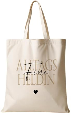 Manufaktur Liebevoll | Stoffbeutel Personalisierte Geschenke für Frauen Einkaufstasche Shopper Beutel Geburtstagsgeschenk für Frauen Dankeschön Geschenke Weihnachten