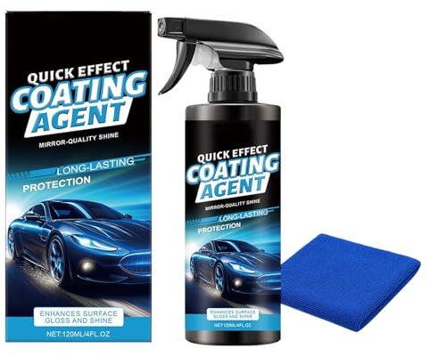 Rivestimento mico Per Auto | Lucidante Restauratore Dettagliante,Spray Lavaggio con per Veicoli Ad Azione Rapida,Per Autoveicoli Vetri Metallo Moto Berline Pick-Up Scooter Garage Viaggio