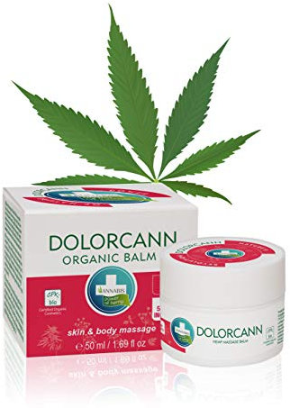 Dolorcann Hanfsalbe zur Massage der Haut im Bereich Gelenke, Sehnen, Muskeln und Rücken, 50ml