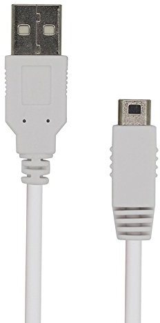 CHILDHOOD 4Ft 1.2m Cable de carga USB Cable de alimentación Adaptador de alambre para Wii U Controller Gamepad
