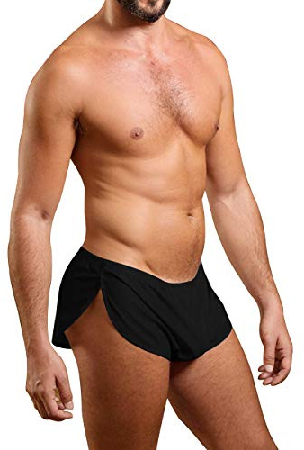 Hombres Extremo Malla Pantalones Cortos Lados Ropa Interior Bóxers | Ropa sexy, bóxers interiores, culturismo y entrenamiento, bañadores para poses, slips talle bajo, pantalones musculares