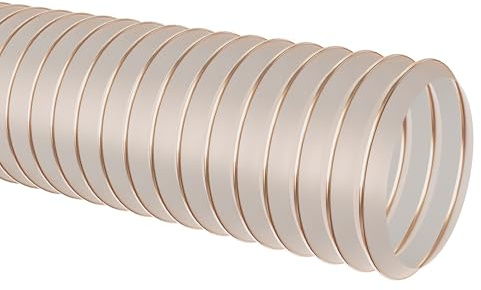AWM Absaugschlauch transparent 0,4mm Absauganlage Spiralschlauch schwer entflammbar Flexschlauch (160 mm)