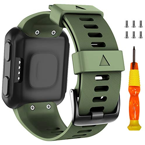ANBEST Kompatibel mit Forerunner 35 Armband Bändern Weiches Silikon Uhrenarmband Sport Ersatzarmband für Forerunner 35 Smart Watch