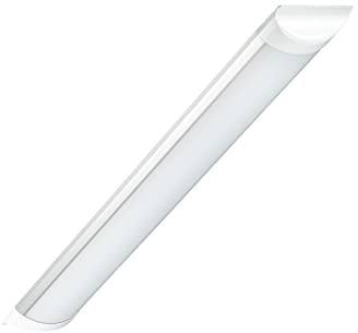 Popp® Pantalla LED 18W Luz neutra 4000K 1440 Lm batten light regleta libre halógeno tubo led integrado18W 60cm, apto para supermercado, taller, hogar y hospital (18W 4000K, 60cm)