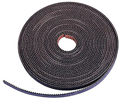 Super Print GT2 Zahnriemen 6mm 3D-Drucker GT2 Timing Belt 10M 6mm Width Non-Slip Version,for Prusa Ender 3 CR-10 3D Printer ect.(10M)