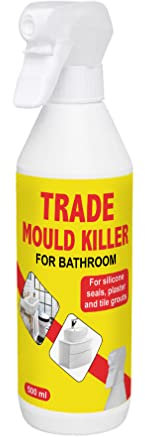 Trade Mould Remover Spray - Removes Mildew Algae From Bathroom Wall, Tile – 500 ml Quick Action Black Mould Remover and Mildew Cleaner