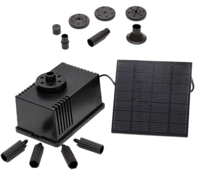 Kisangel Wasserpumpe Solar-tauchpumpe Mini-wasserpumpe Solare Bewässerungspumpe Solarbrunnen Gartenwasserpumpe Drinnen Brunnenpumpe Mini-Springbrunnenpumpe