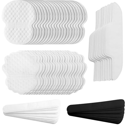 Sonnorel 70 stycken armhålsdynor, svettdyna, armhålor, osynliga, svettbeständiga engångs underarmsdynor (underarm, brim, krage) unisex, osynliga kuddar