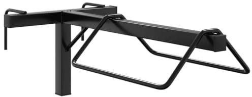 vidaXL Sattelhalter, Trensenhalter Wandmontage Tragbar, Sattelträger für Sattelraum Scheune Stall, Westernsattelhalter, Schwarz Eisen