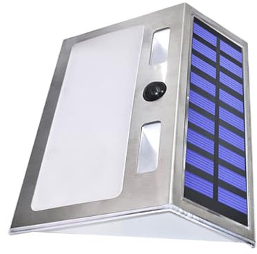 Veemoon Solar Plaque Licht -montiert Licht Solar Anzahl Lampe Für Outdoor Pathway