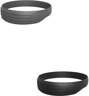 Generisch 2 supporti per tendini in silicone, ginocchiere per tendini, ginocchiere da basket, fasce di supporto per tendini rotula, ginocchiere, adatte per atleti e donne
