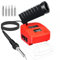 Cordless Soldering Iron for Einhell PXC 18V Battery Fast Heating,Electric Soldering Station with USB&Type C Charge Ports,Adjustable Solder Iron kit for Appliance Repair