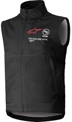 Alpinestars Techstar Softshell Gilet da motocross, nero, 2XL