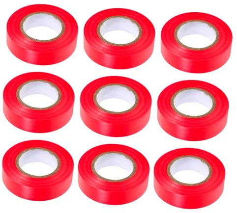 OKUMEYR Cinta Aislante Impermeable 10 Rollos (20 M) Pvc Para Exteriores Colores