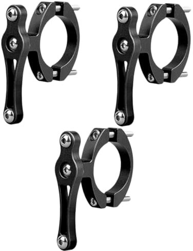 Mipcase 3pcs Bottle Cage Clamp for Handlebar/seatpost Adapter for Bike Water Bottle Holder Road Bike